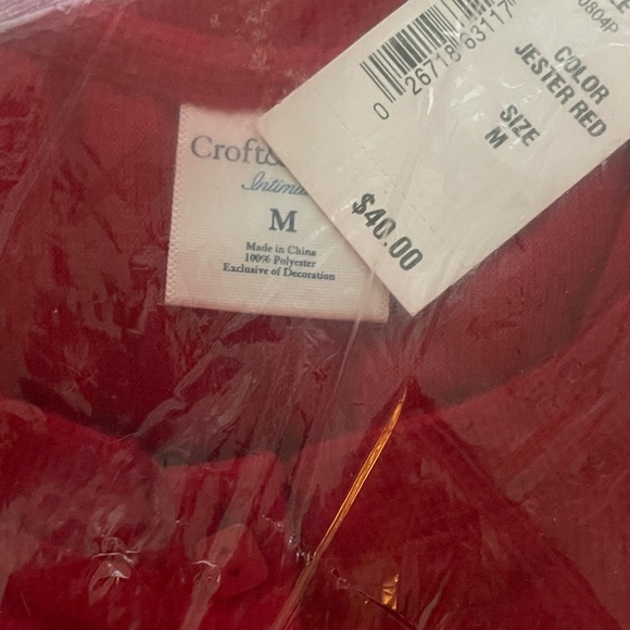 Croft & Barrow 2 pieces winter pj, M - Picture 5 of 5